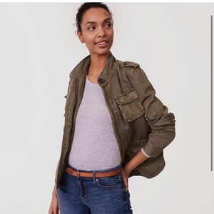 Petite Twill Utility Jacket